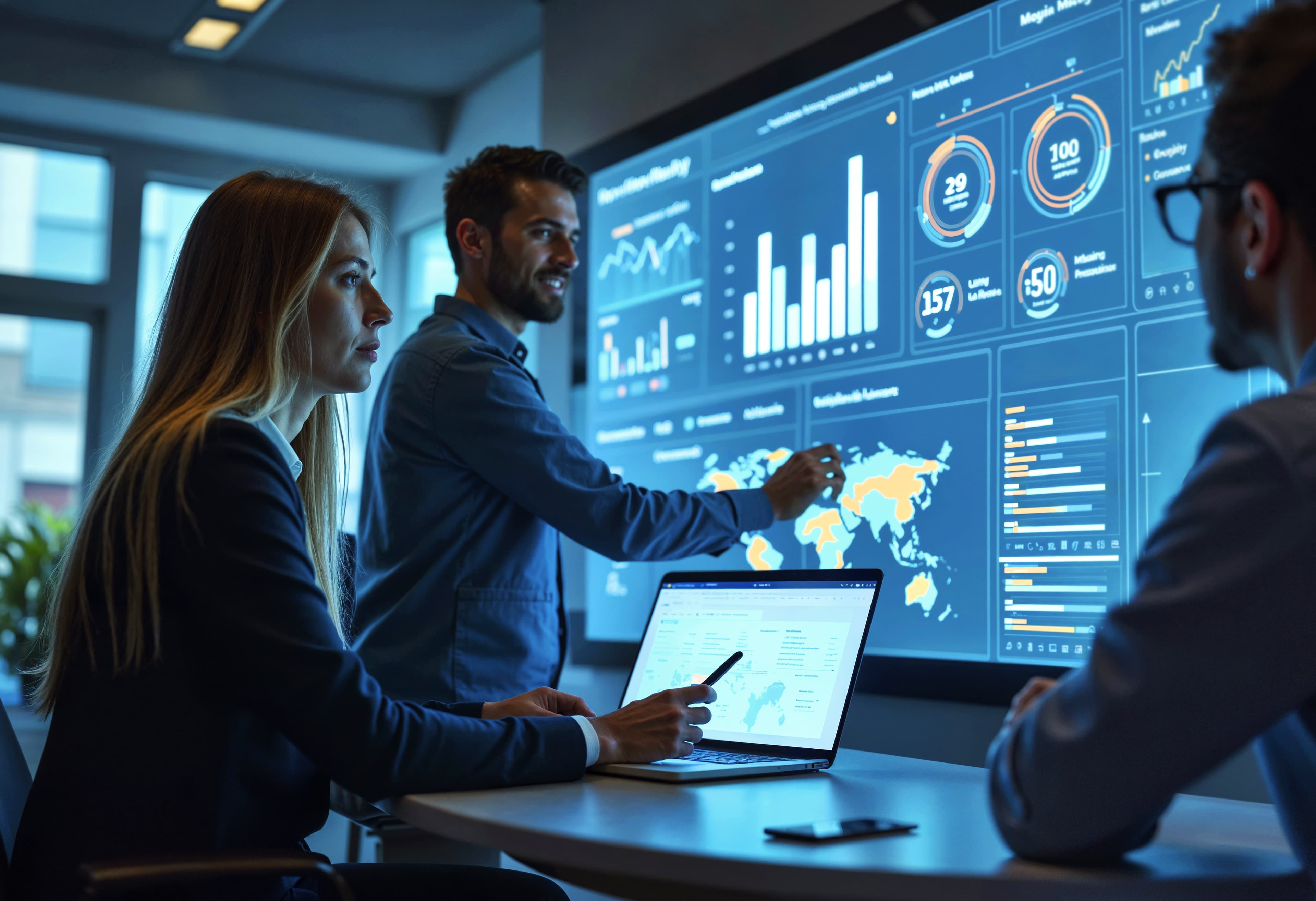 BI and analytics visual